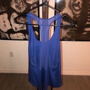 alo mesh back racerback tank